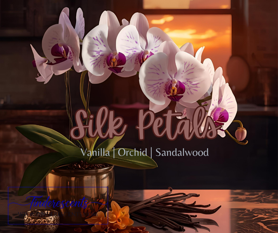 Silk Petals Posh Soy Wax Candle